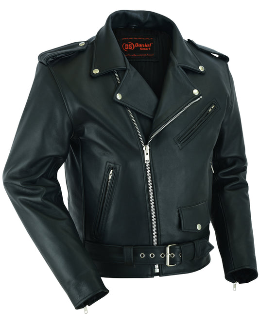 Motorcycle Armored Classic Biker Leather Jacket