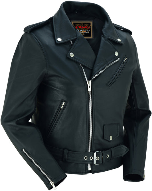 Women's Classic Lightweight Police Style M/C Jacket
