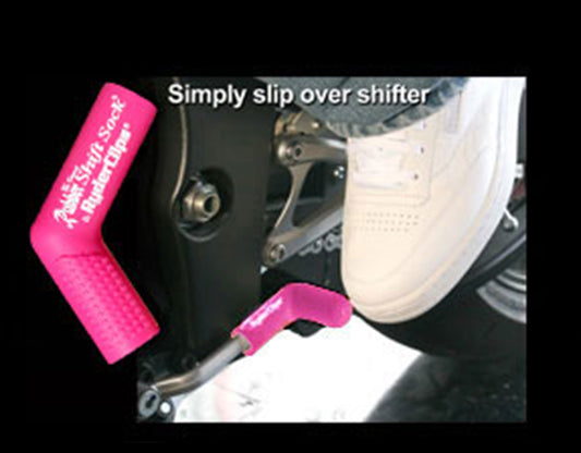 Rubber Shift Sock- Pink
