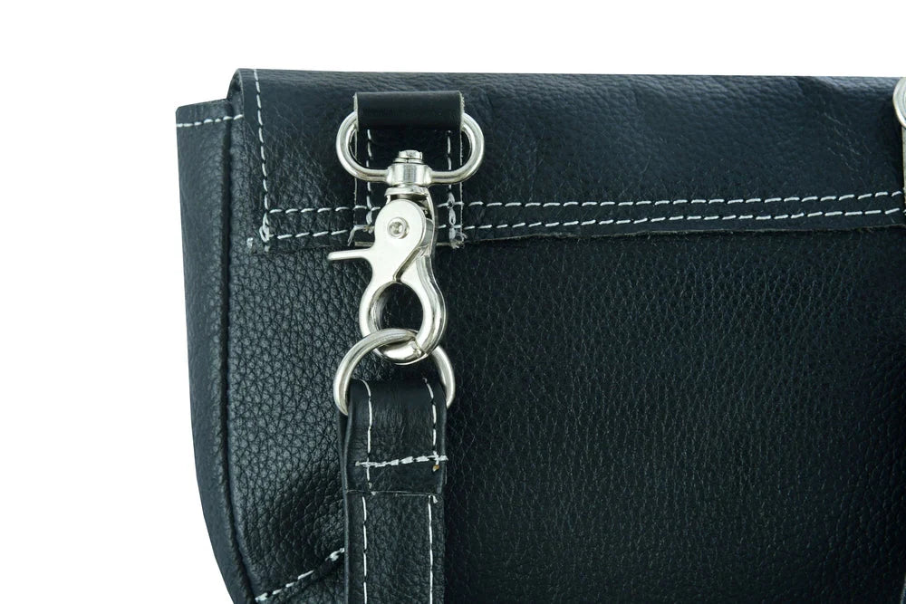 GO1202 Ladies Leather Purse with Belt Loop Clips