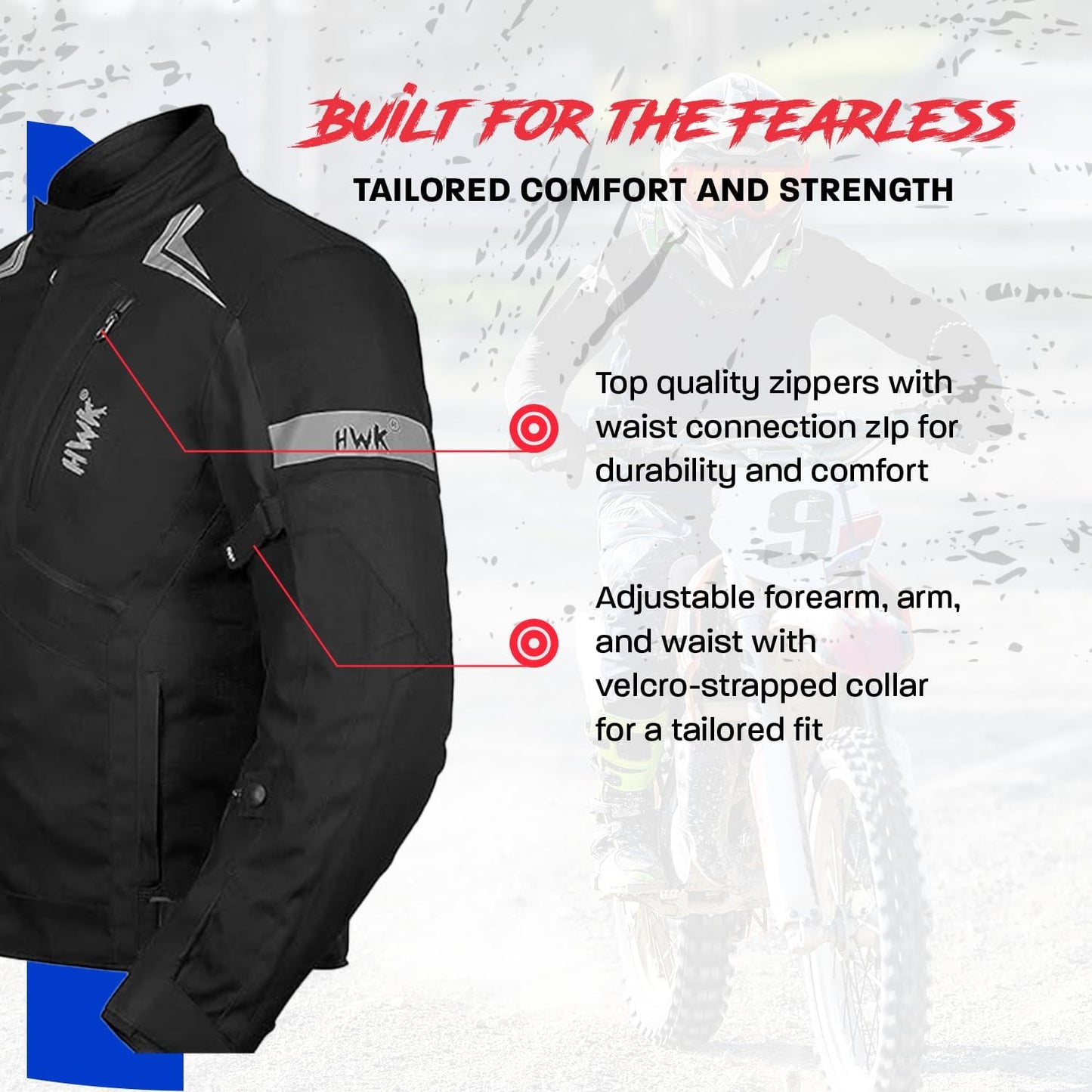 HWK Scorpion Motorcycle Jacket for Men & Women