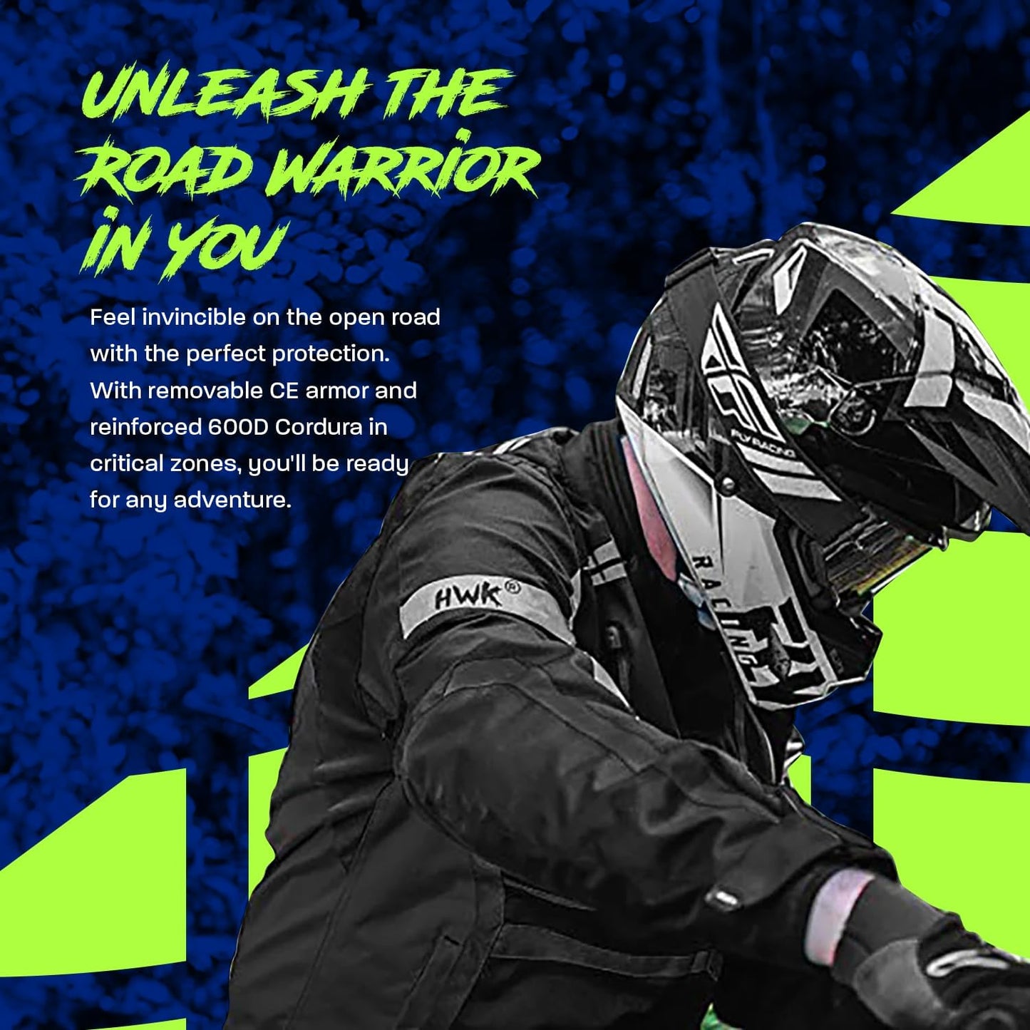 HWK Scorpion Motorcycle Jacket for Men & Women