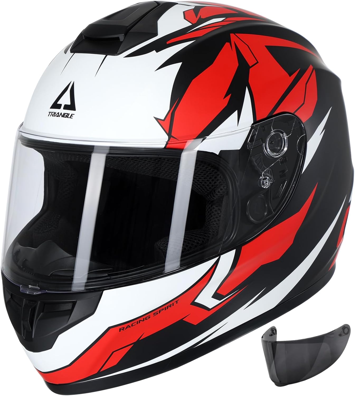 bike helmet tinted visor Full Face Helmet with Tinted and Clear Visor DOT Approved – Valiant Biker