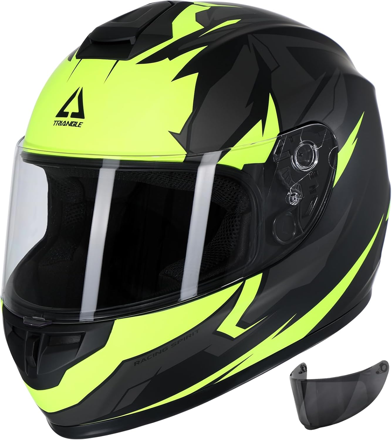 ghibli motorcycle helmet Full Face Helmet with Tinted and Clear Visor DOT Approved – Valiant Biker