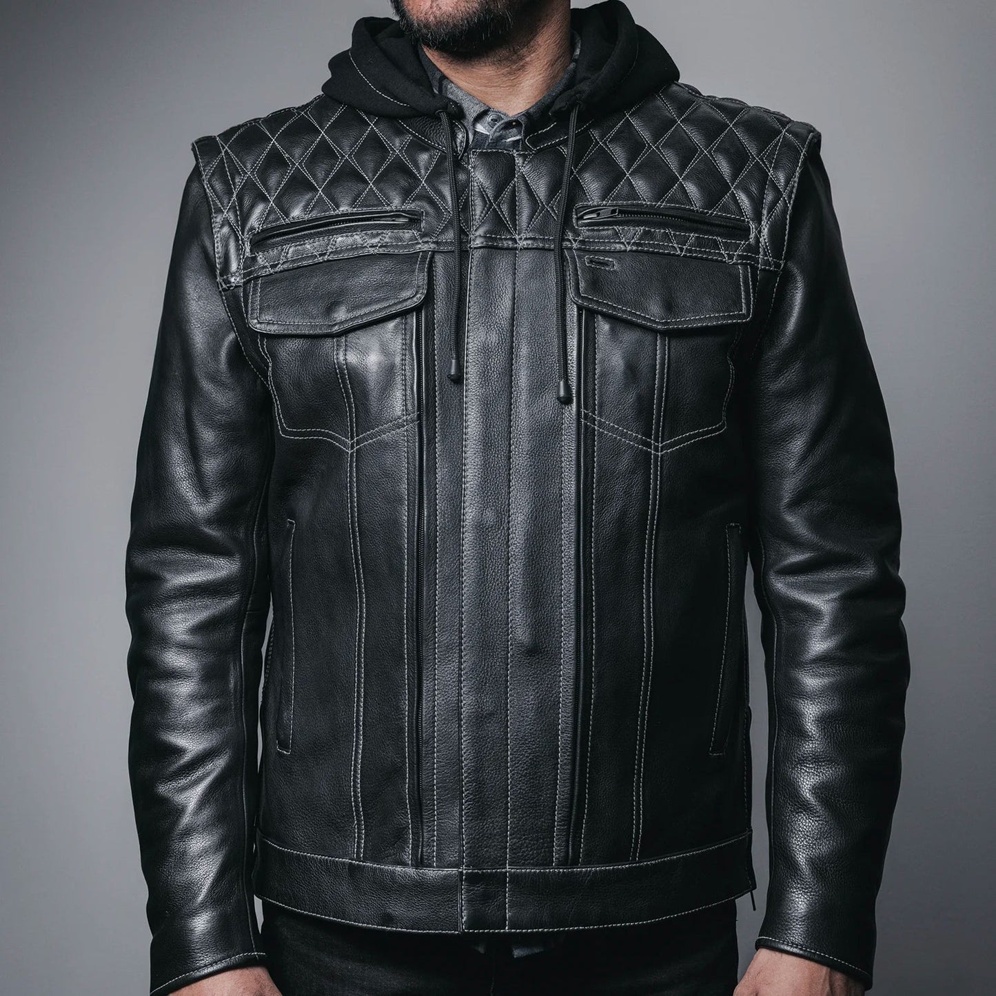 Men's Covered Snaps Custom Jacket