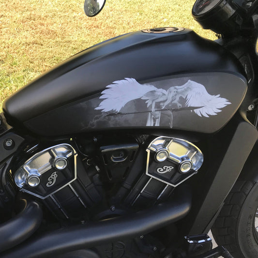 Herald of Dawn - Indian Scout - Full Tank B&W