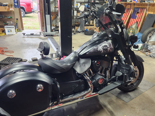 NEW Skull Warbonnet - Thunderstroke Models B&W