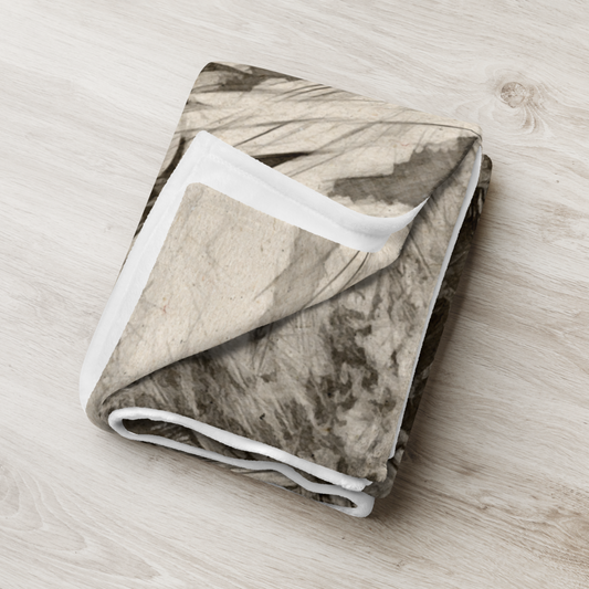 Azteca Jaguar Warrior Throw Blanket