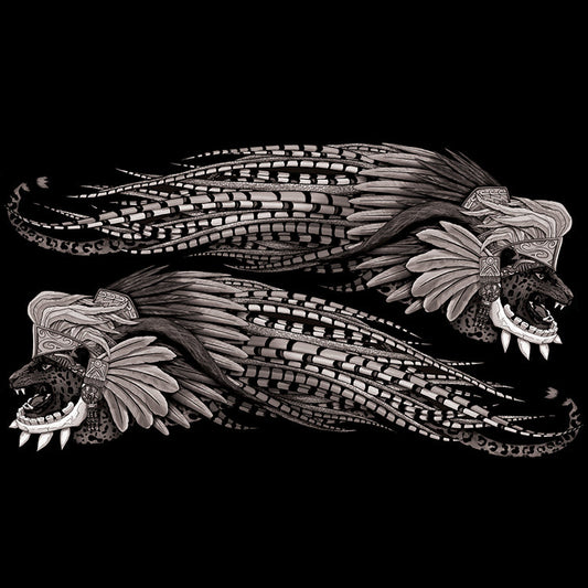 Azteca - Indian Scout - Black & White