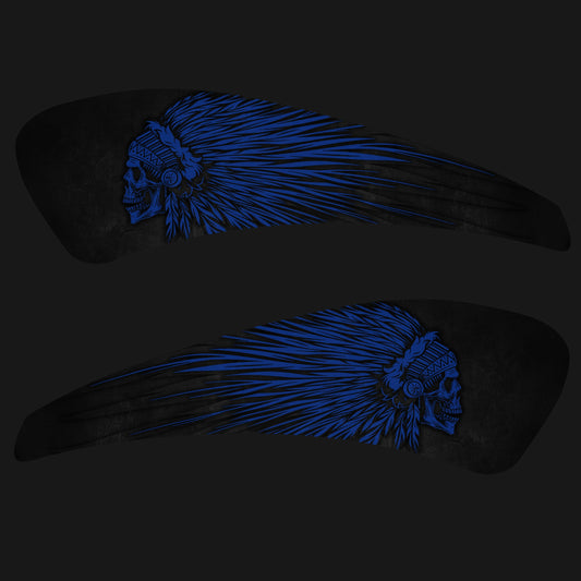 SWB-729-Blue-Indian Powerplus Tank Decal Set