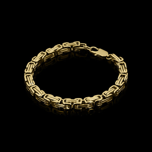 Gold Byzantine Chain Bracelet