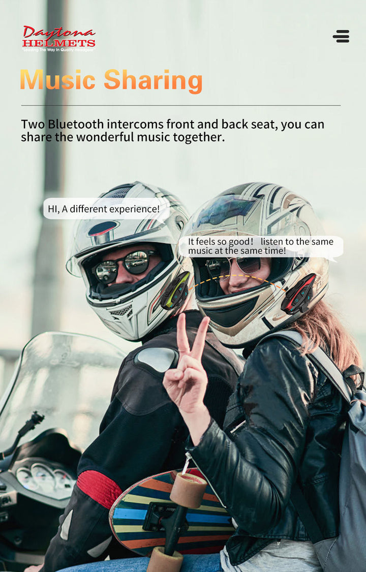 Motorcycle Helmet Universal Bluetooth Device