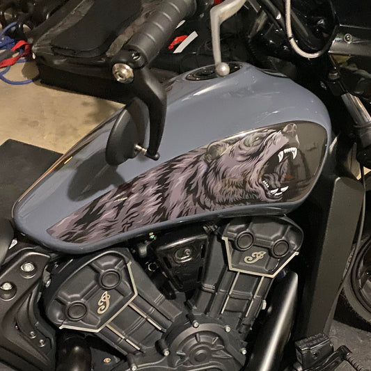 Bear for Indian Scout - B&W