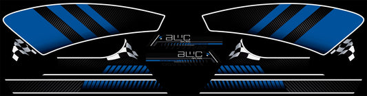 Blue/Carbon-Podium Finish for Challenger/Pursuit