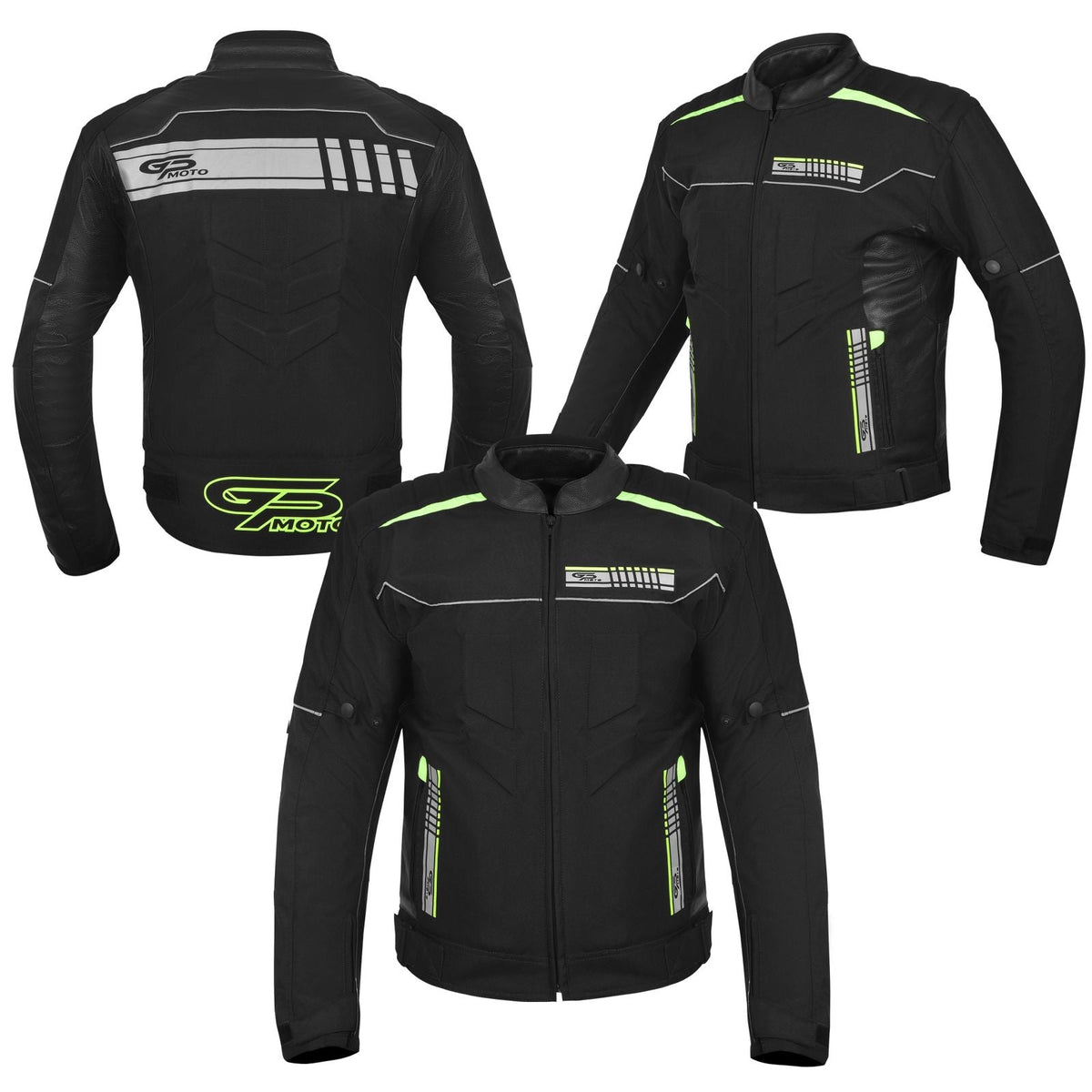 Rider Defender Cordura Jacket (Leather Sleeve )