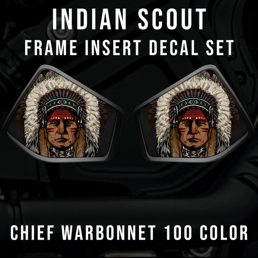 Indian Scout Mid-Frame Insert - Chief 100 Color