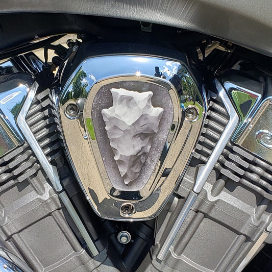 Powerplus V-Cover Decal - Arrowhead (B&W)