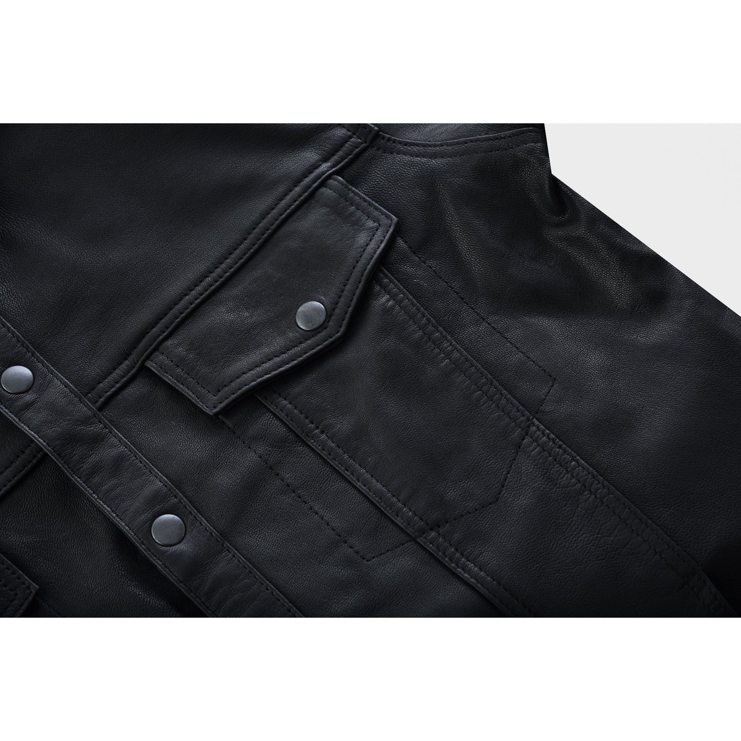 DS770 Men's Premium Lightweight Leather Shirt