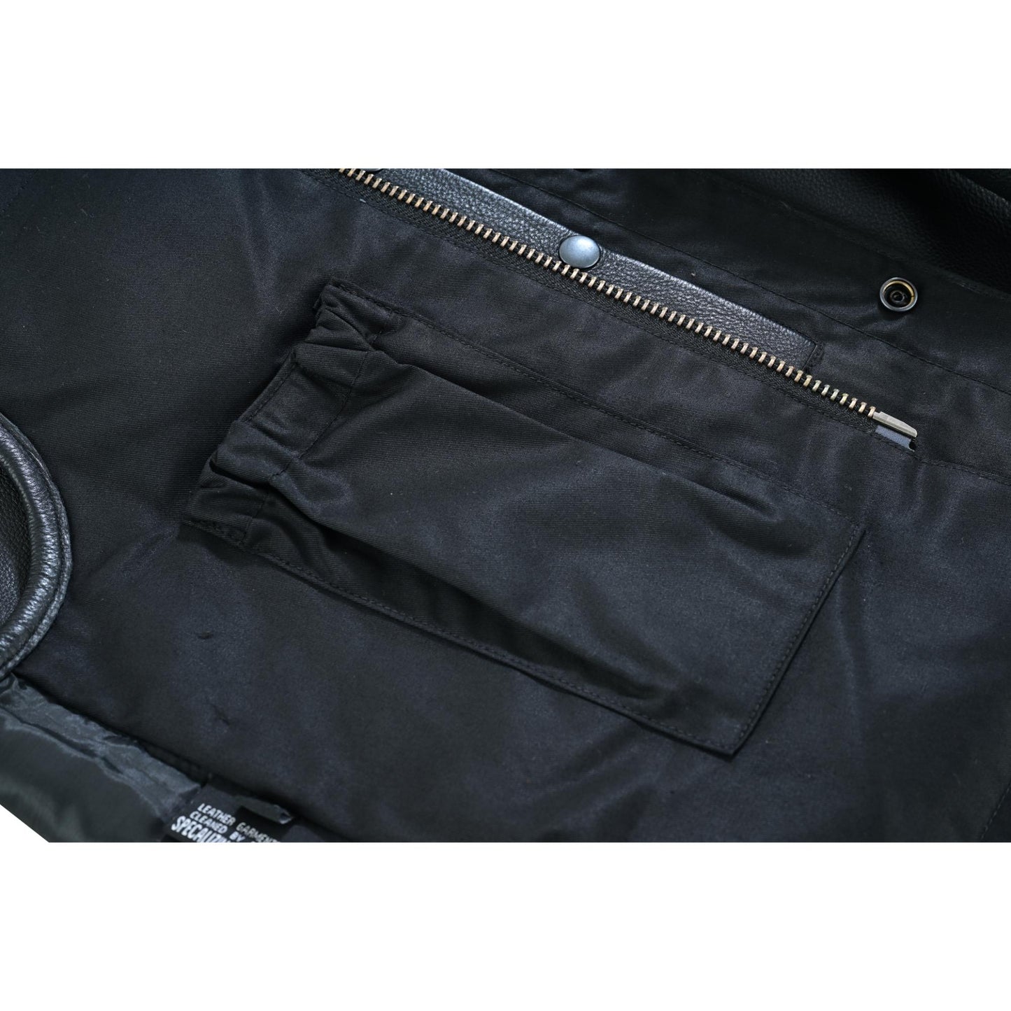 DS187 Upgraded Style Gun Pockets, Hidden Gun Metal Zipper, Bottom Sid