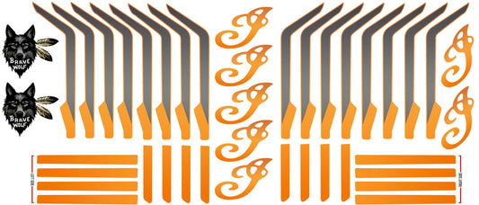 Powerplus Engine Accent Kit - Das Orange