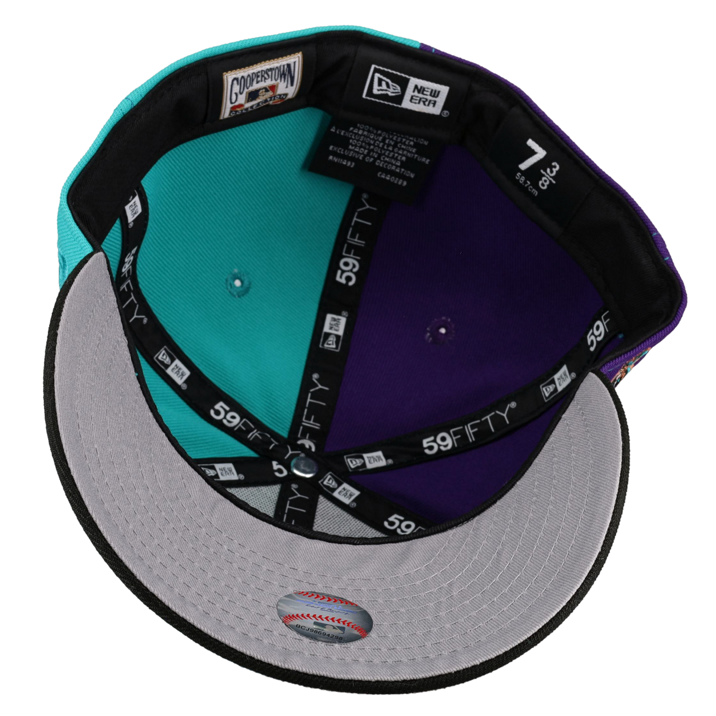 Arizona Diamondbacks 1998 Inaugural "Split Decision" Metallic 59Fifty Fitted Hat