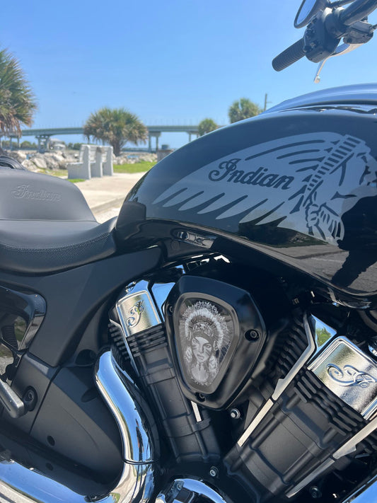 Powerplus V-Cover Decal - FWB 123 B&W