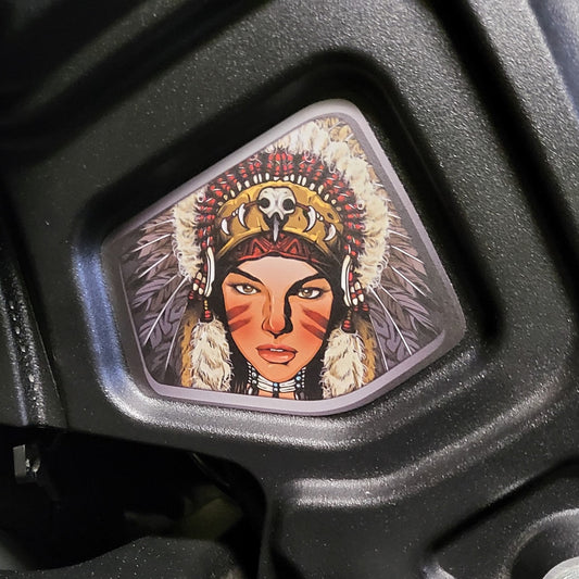 Indian Scout Mid-Frame Insert - Female Warbonnet 123 Color