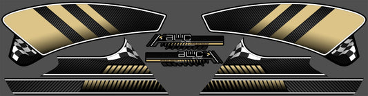 Gold/Carbon-Podium Finish for Challenger/Pursuit