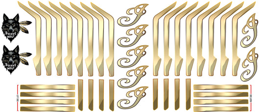 Powerplus Engine Accent Kit - Gold