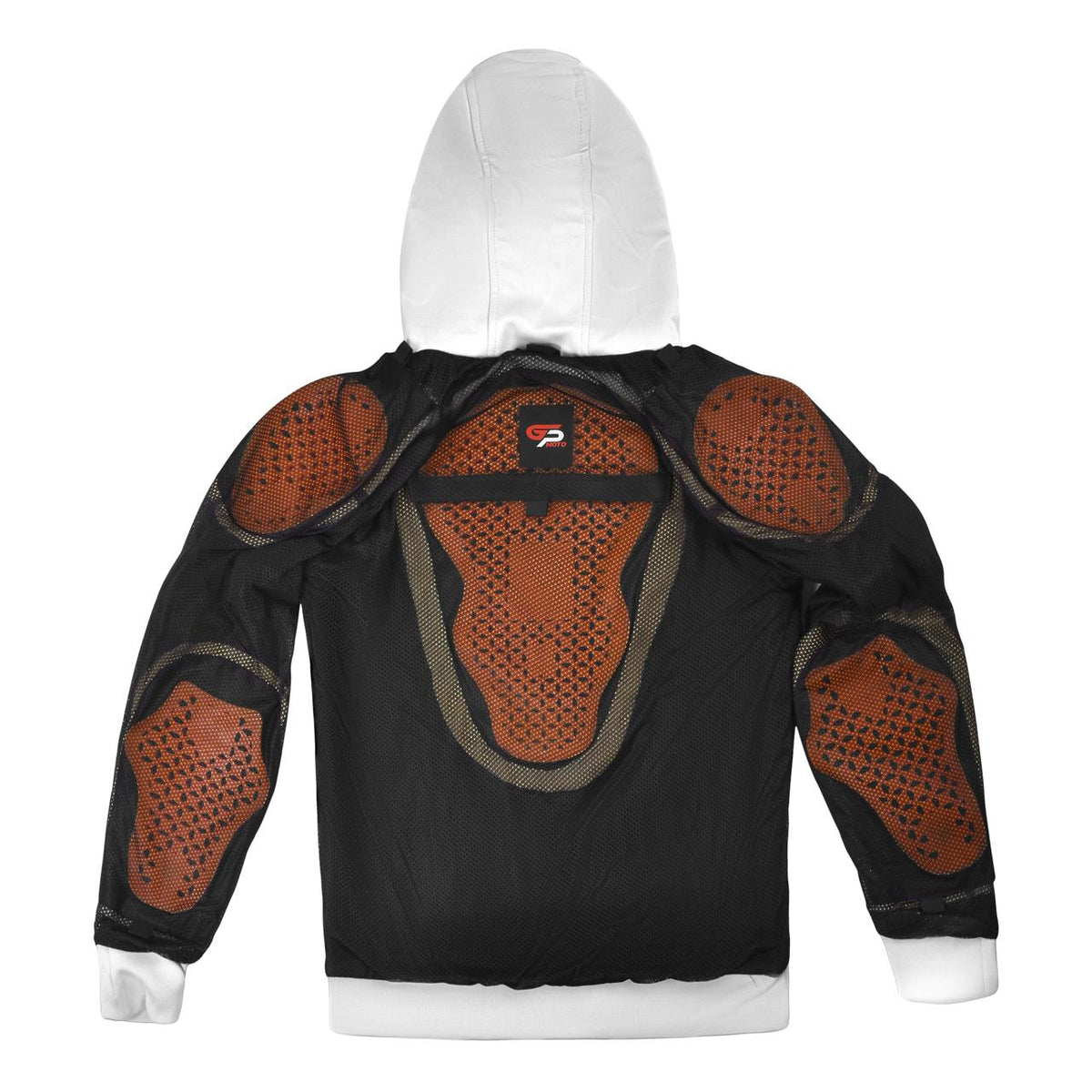 Flex Sheild Armored Hoodies White (CE Padding)