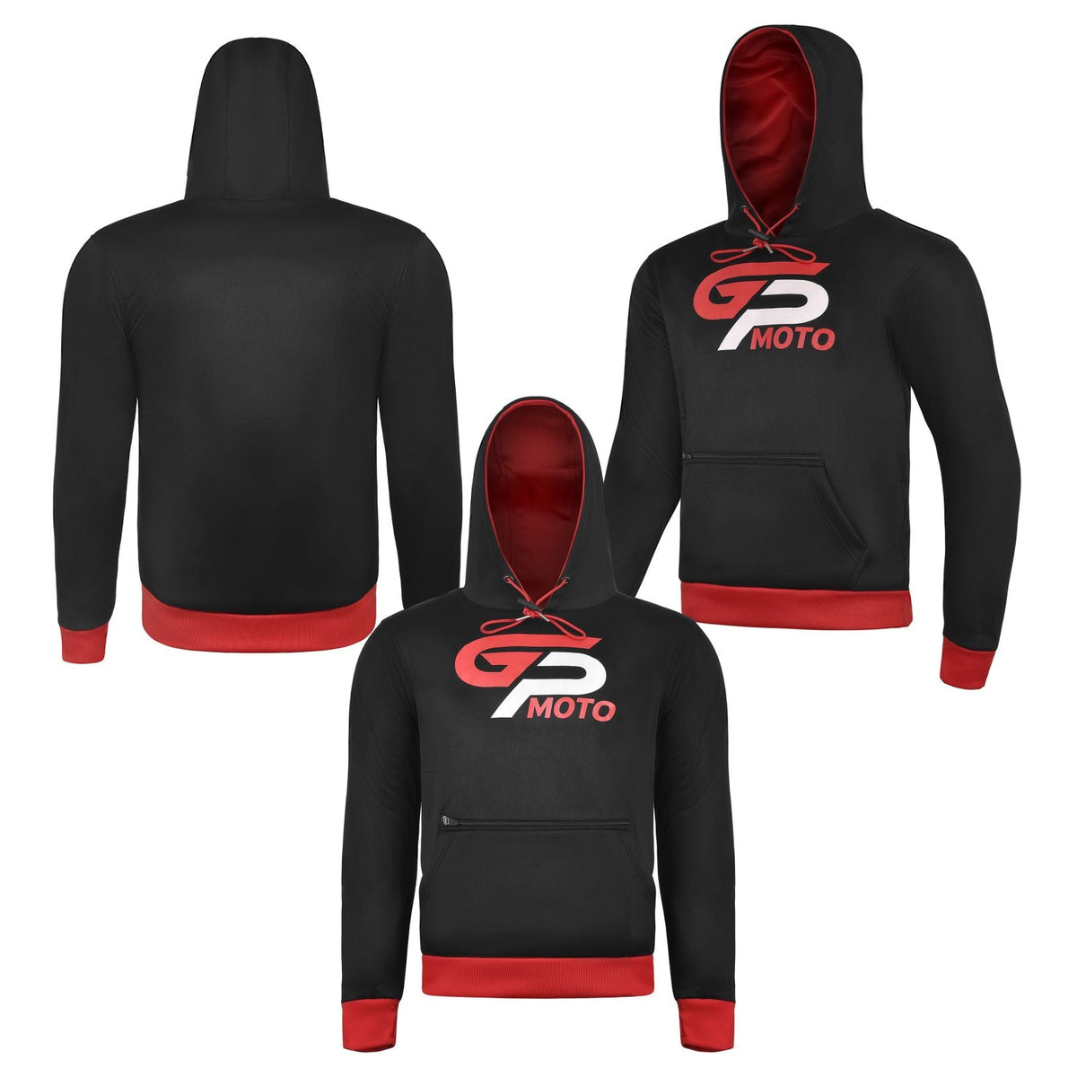 Flex Sheild Armored Hoodies Red (CE Padding)