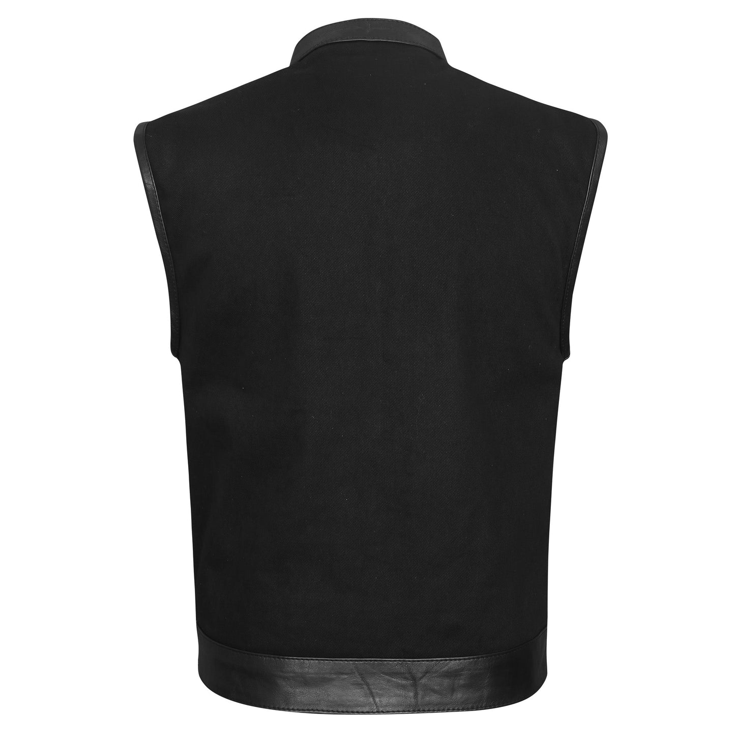 GO370 Denim with Leather Accents