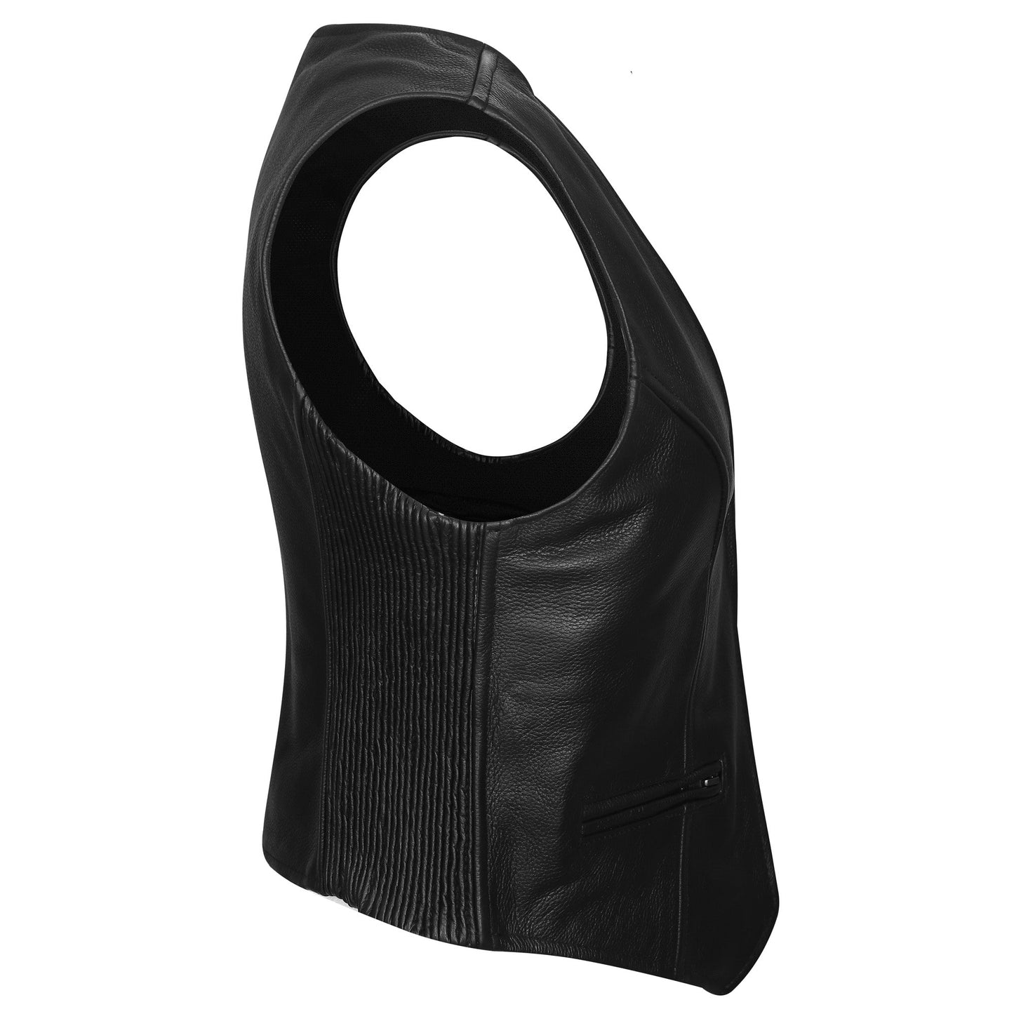 GO831 Ladies Cinched Sides Short Style Vest