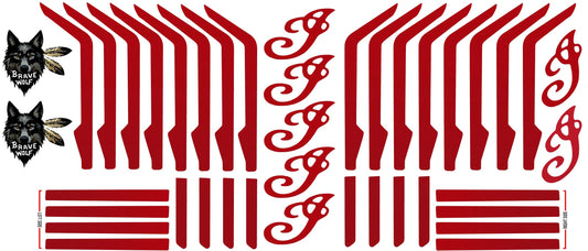 Powerplus Engine Accent Kit - Indy Red