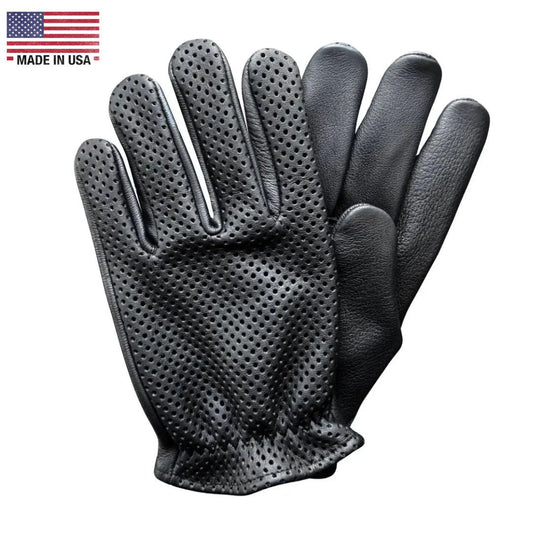 Legendary Deerskin Short Wrist Ventilated Touchscreen Gloves
