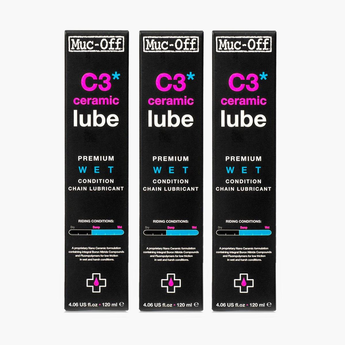 3 x C3 Wet Weather Lube - 4.1 fl oz