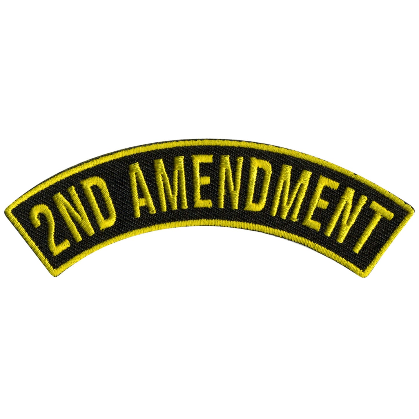 Hot Leathers 2nd Amendment 4” X 1” Top Rocker Patch