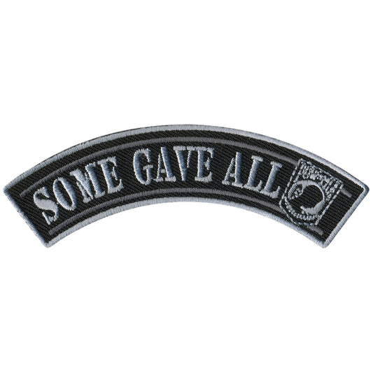 Hot Leathers Some Gave All 4” X 1” Top Rocker Patch