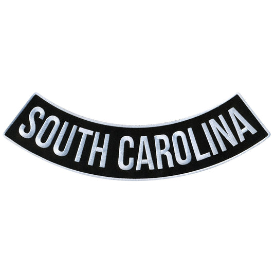 Hot Leathers South Carolina 12” X 3” Bottom Rocker Patch