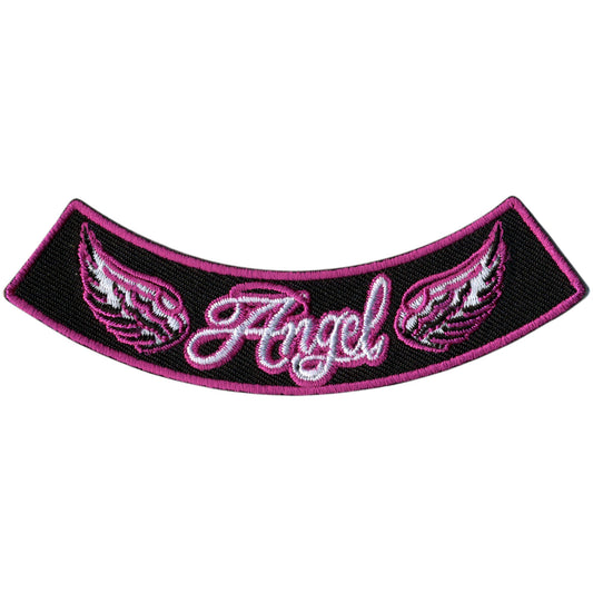 Hot Leathers Angel 4” X 1” Bottom Rocker Patch