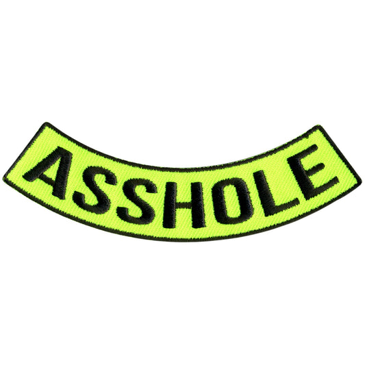 Hot Leathers Asshole 4” X 1” Bottom Rocker Patch