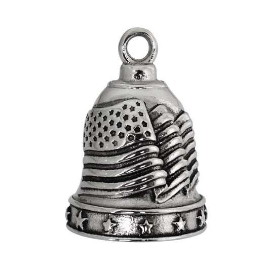 SK5333 Ride Bell American Flag Stainless Steel
