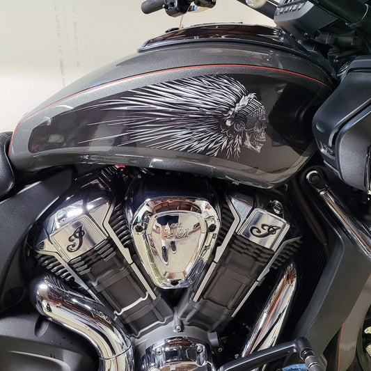 SWB-729-Chrome-Powerplus Tank Decal Set