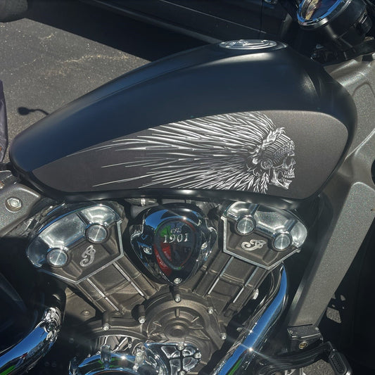 SWB-729-Indian Scout- Chrome