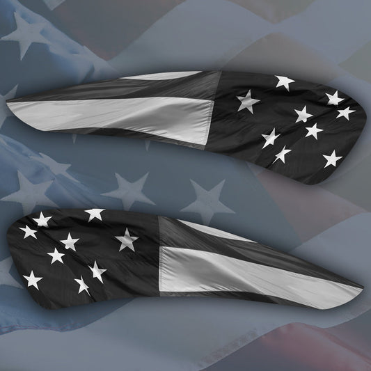 American Flag for Indian Scout -  B&W