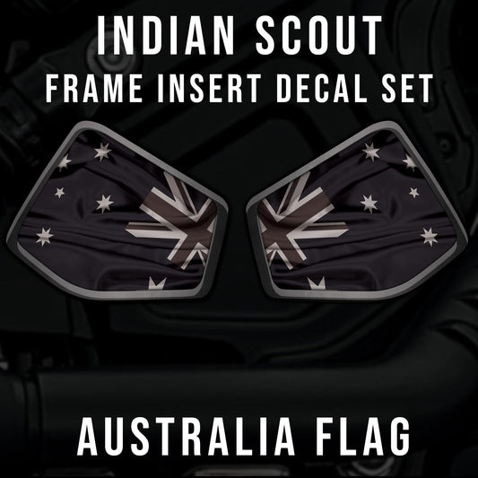 Indian Scout Mid-Frame Insert - Australia Flag
