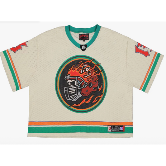 Godspeed First Down Jersey (Bone/Orange)