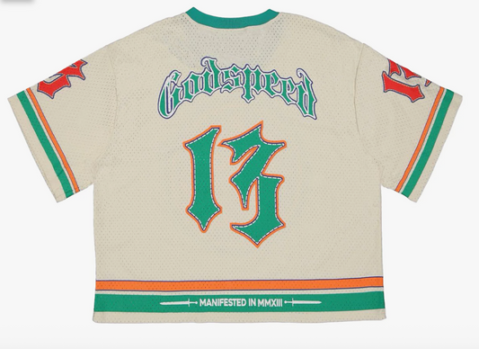 Godspeed First Down Jersey (Bone/Orange)