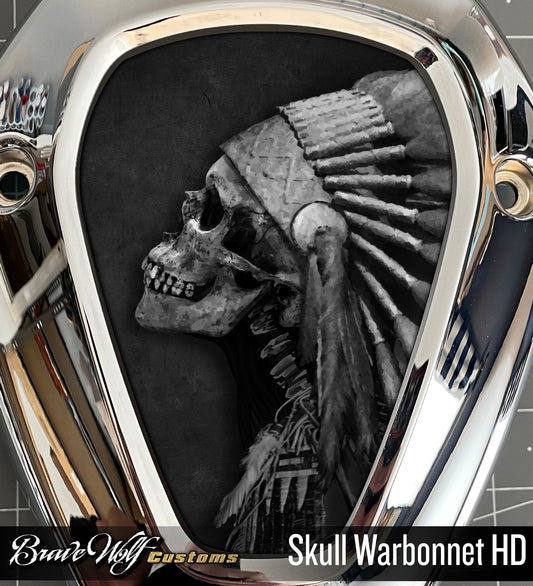 Powerplus V-Cover Decal - Skull Warbonnet HD