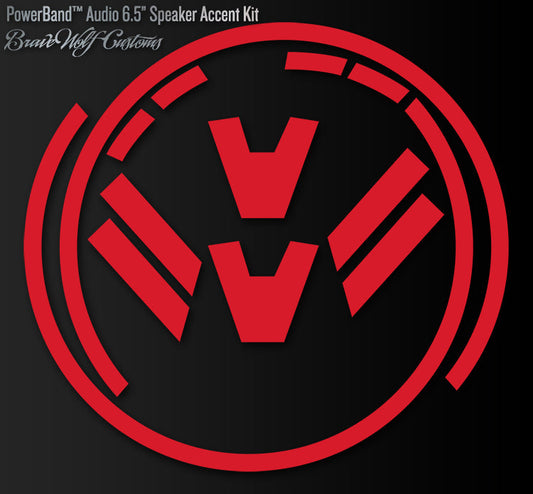 6 1/2" Speaker Accent Vinyl kit